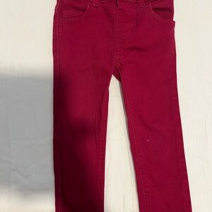 Red girl's pants